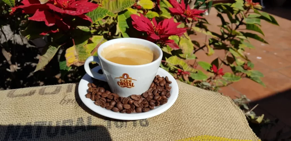 Taza de café costal